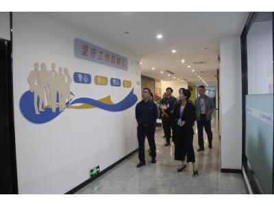 广东省水利水电第三工程局辅导一行光临PP电子游戏集团参观互换